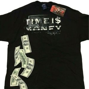 Vintage Ruff Ryders Tee Shirt Time Is Money